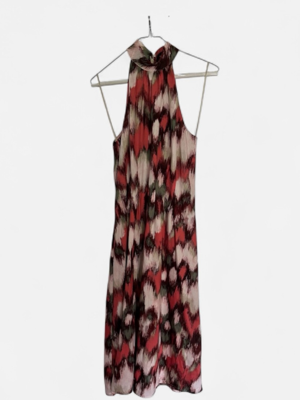 Banana Republic Women’s Patterned Halter Midi Dress